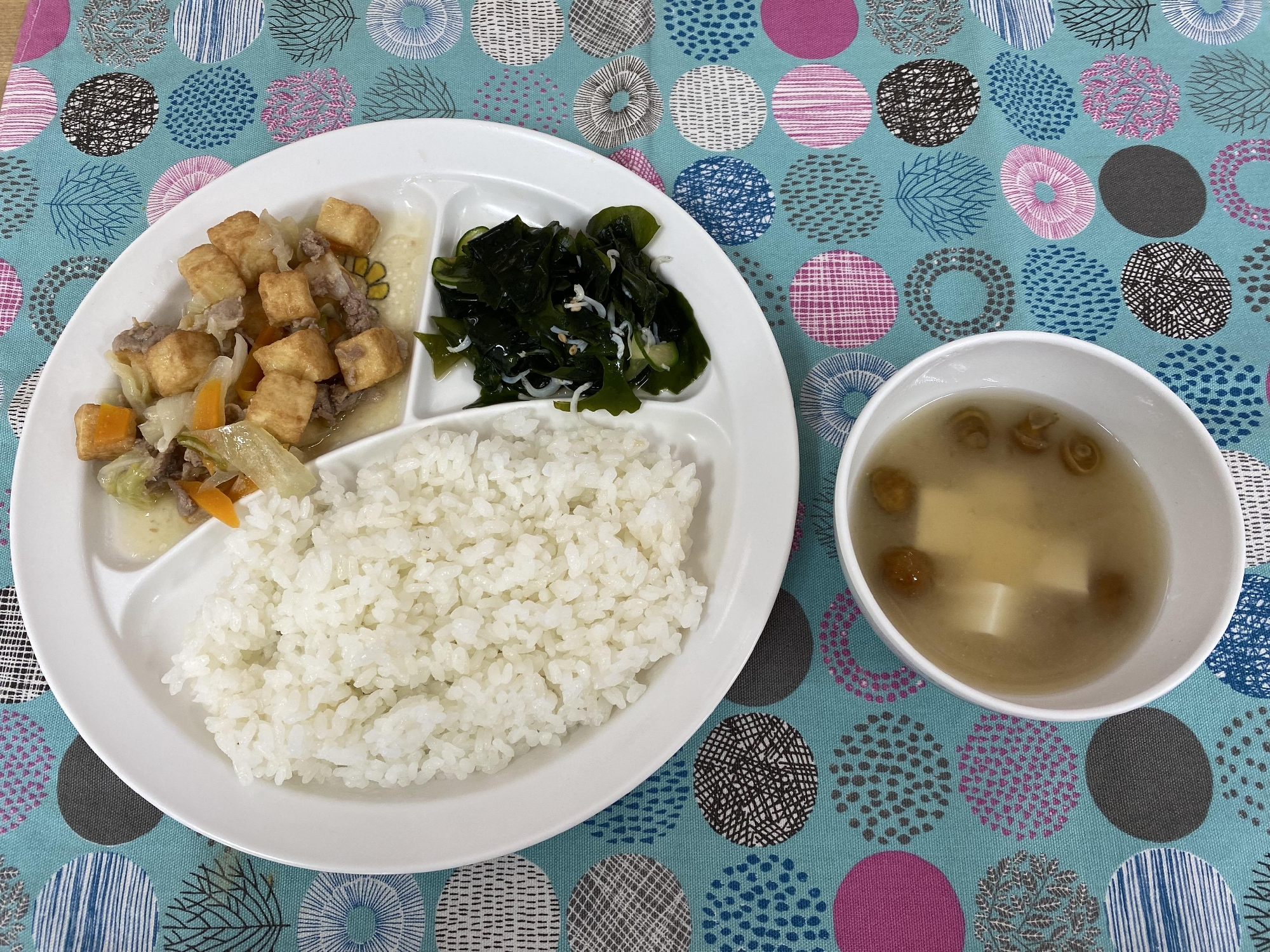 豚肉と厚揚げの味噌炒め